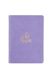 Be Brave Handy Journal, LuxLeather Purple