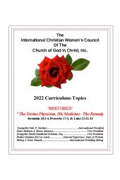 Christian Women's Council Curriculum-Topics 2022: "Restored"