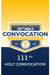 111th Holy Convocation | Pastor Jerry L.  Givens, Sr.