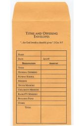 Multi-Purpose Tithe And Offering Envelopes (Box 0f 500)