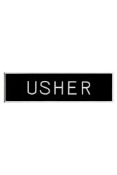 Usher Badge | Black